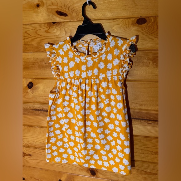 J. Crew Tops - J. Crew Sunflower Yellow Floral Top